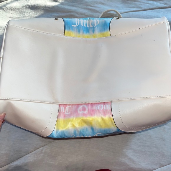 Juicy Couture Tie Dye Weekender Bag Purse Carry On NWT. Does have some scuffs. - Picture 3 of 16
